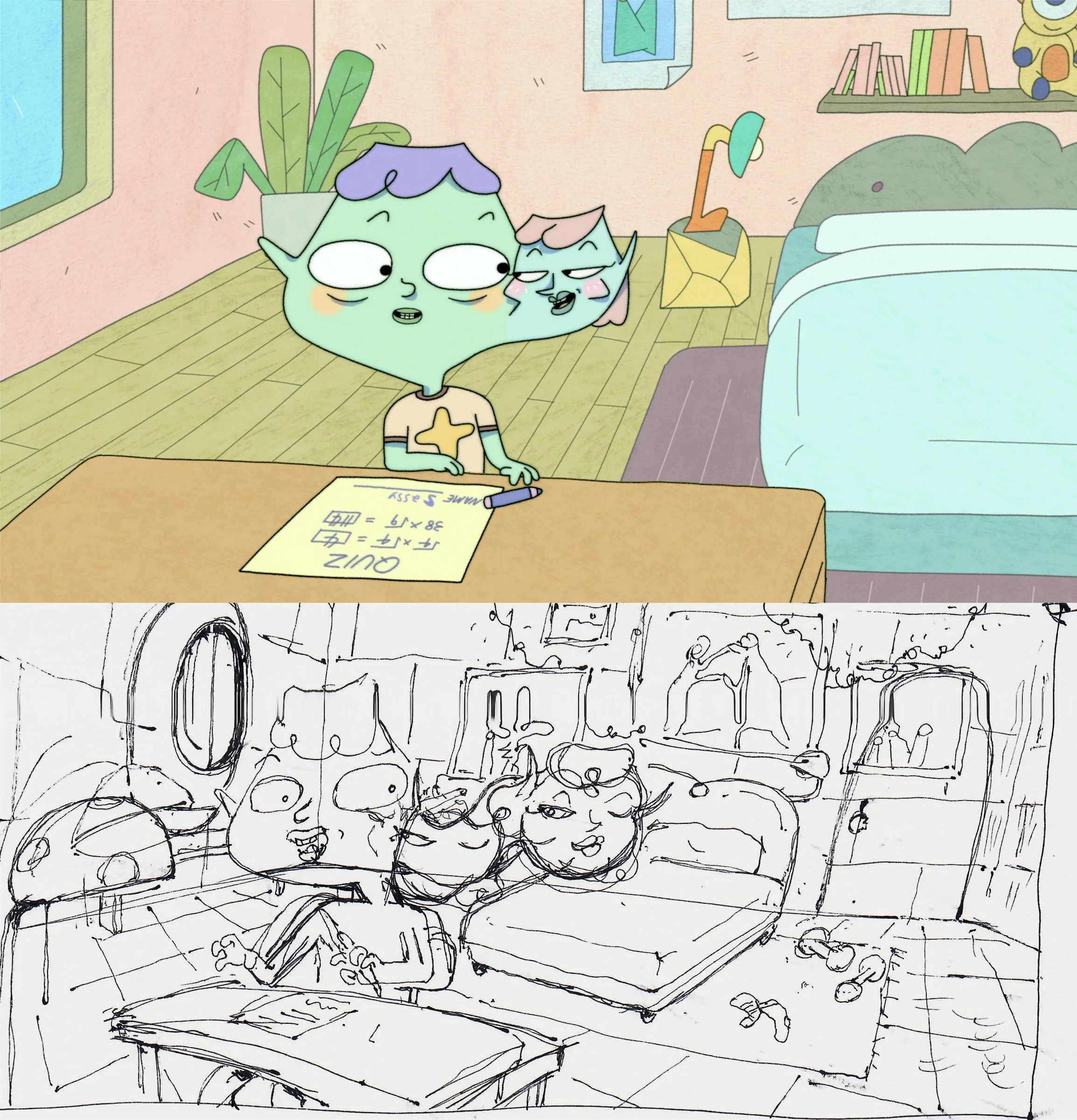 Sketch V.S. Final