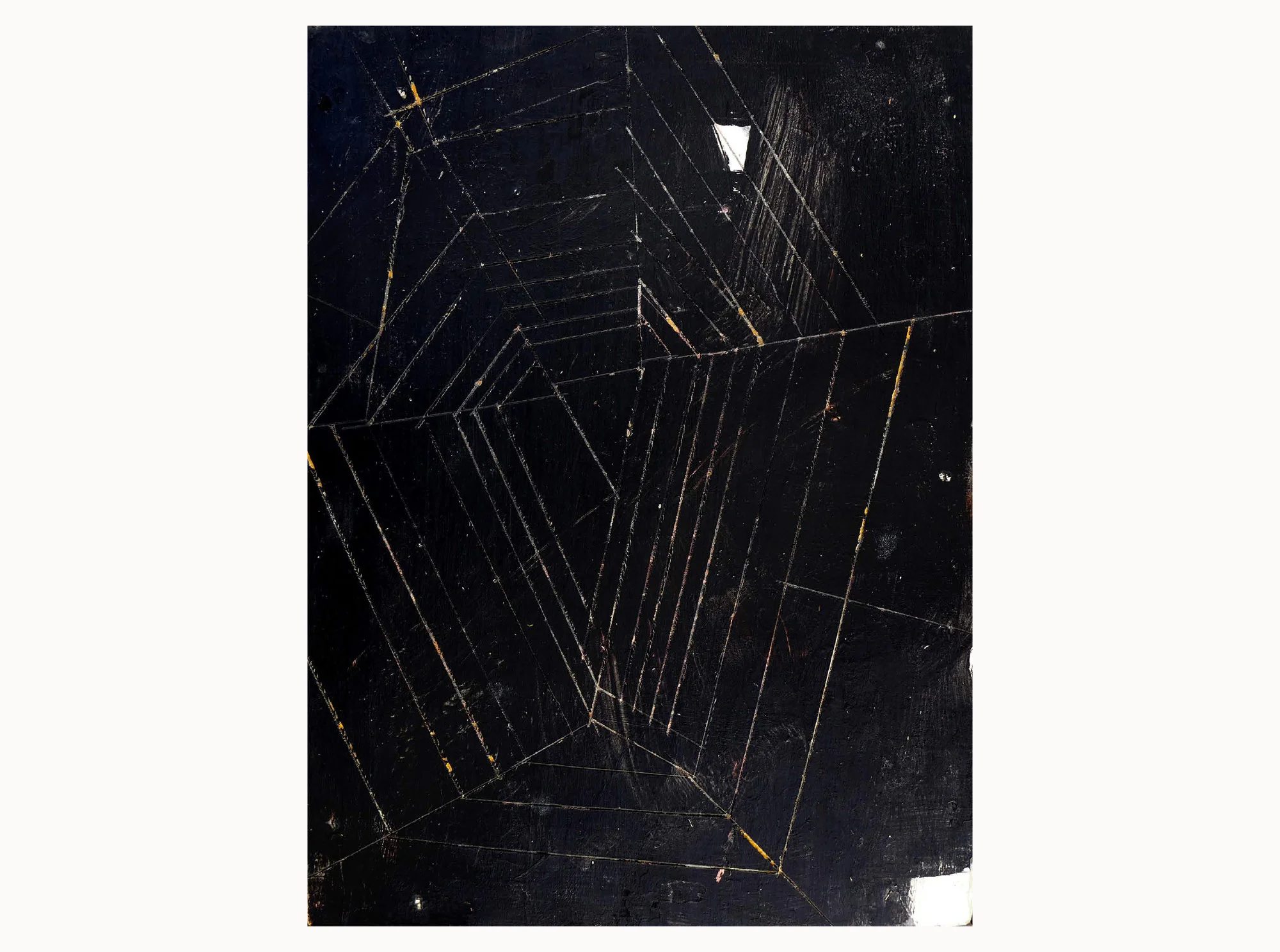 Spiderweb , 2017, acrylic, plywood, 22 x 30 cm