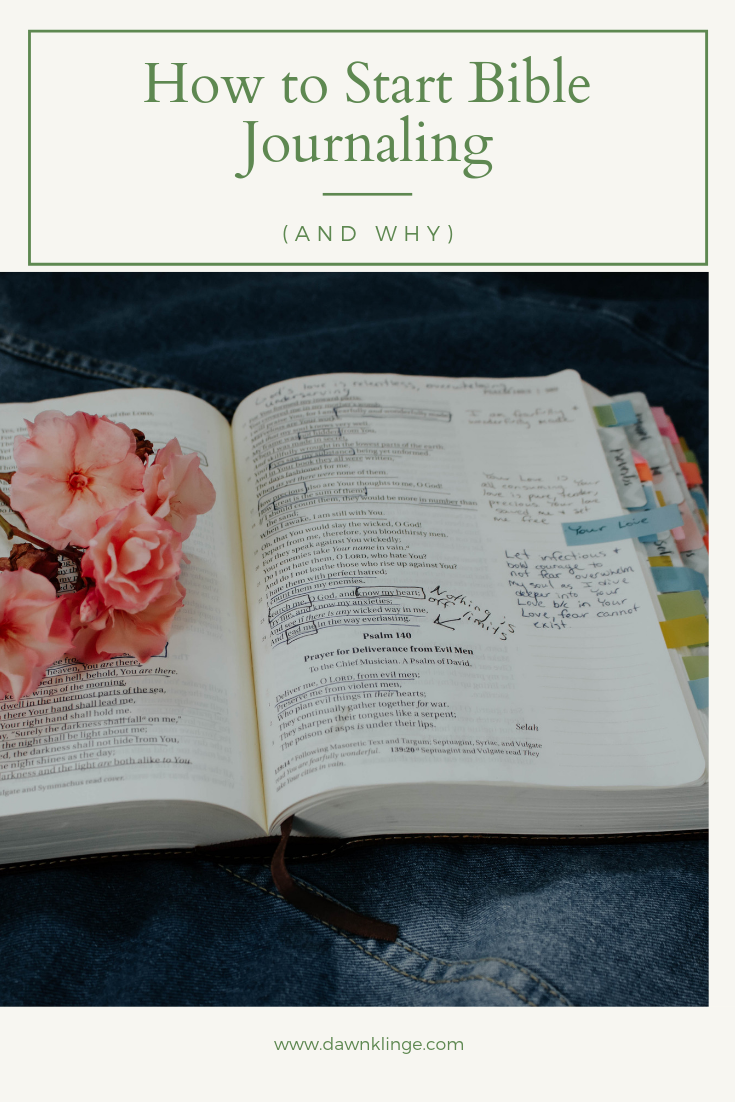 How to Start Bible Journaling