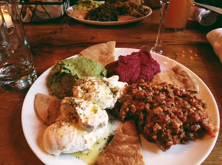    the spot: &nbsp; KASHKAVAL GARDEN    the neighborhood: &nbsp; Midtown West    when and why to go: &nbsp; For small plates of Mediterranean food. It is very, very good. Very, very fresh. And very, very well-priced. Great for after work (don't get m