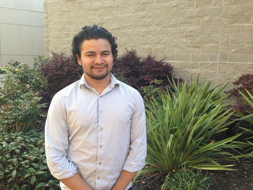Darwin Velasquez at Skyline Community College in San Bruno, CA. Photo: Ali Budner