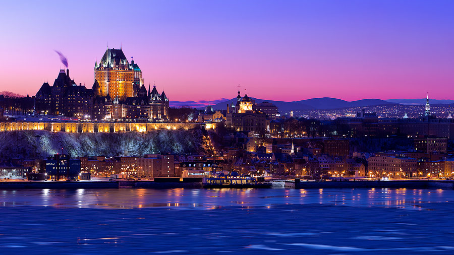 The Chateau Frontenac in Quebec City, Quebec, Canada