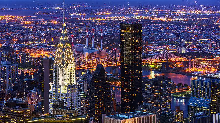 The Chrysler building in Manhattan, New York
