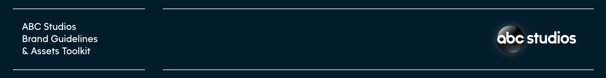 ABC Studios Brand Guidelines and toolkit