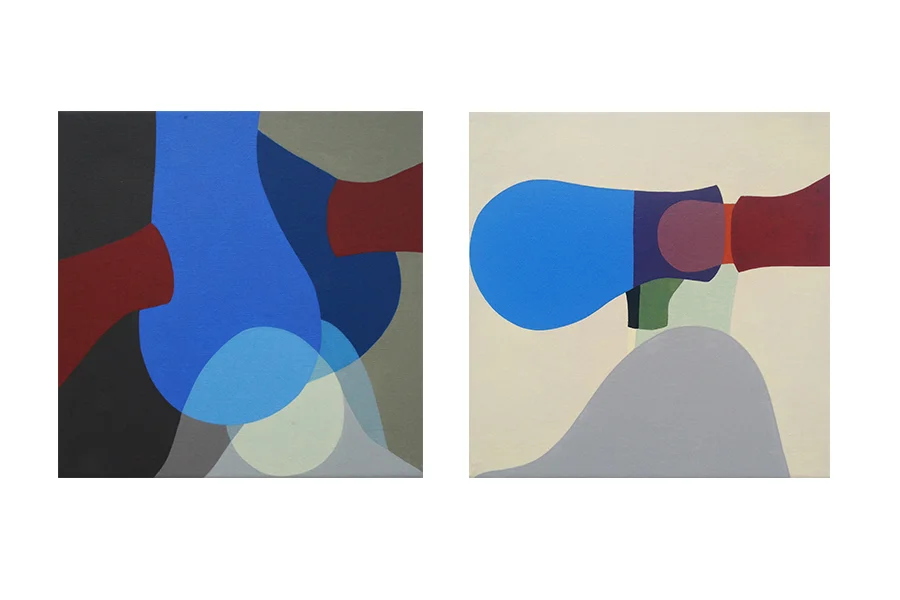  Acrílico sobre tela, 30cm x30cm,c/u. 2016. 