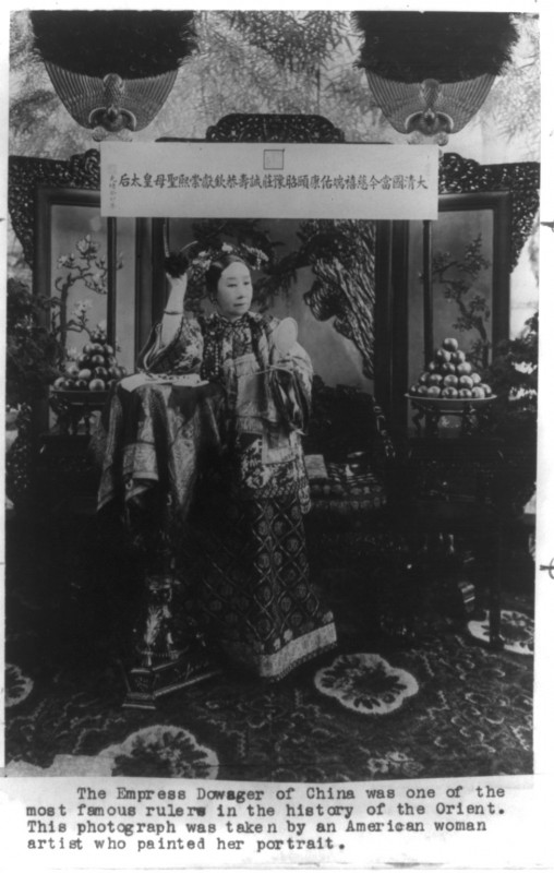China’s Empress Dowager was wild about San Diego’s tourmalines. Her love of this gem triggered the California boom in the early 1900s. According to the Smithsonian, this photograph actually was taken by a diplomat’s son, Xunling, who was in his early 20s (Library of Congress)