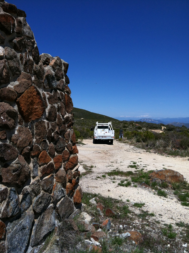View to the north with the old structure in the foreground. Click to enlarge. (Photo: Jason Stephenson) 