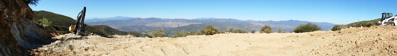 A panorama view from the Mountain Lily Mine. Early August 2014. Click to enlarge. (Photo: Casey Jones) 