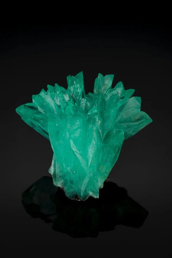 The Inca King. Phosphophyllite from Potosí, Bolivia, 57 mm tall, 60 mm wide. Price available upon request. (Photo: Robert Weldon)