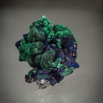 Azurite and Malachite from Laos