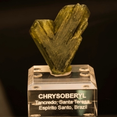 Chrysoberyl Twin from Brazil