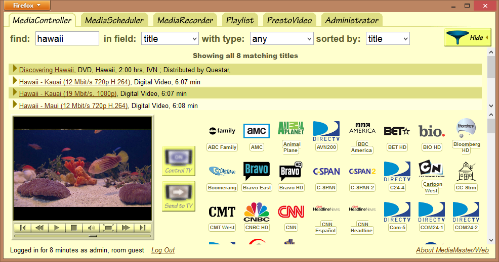 MediaController screenshot