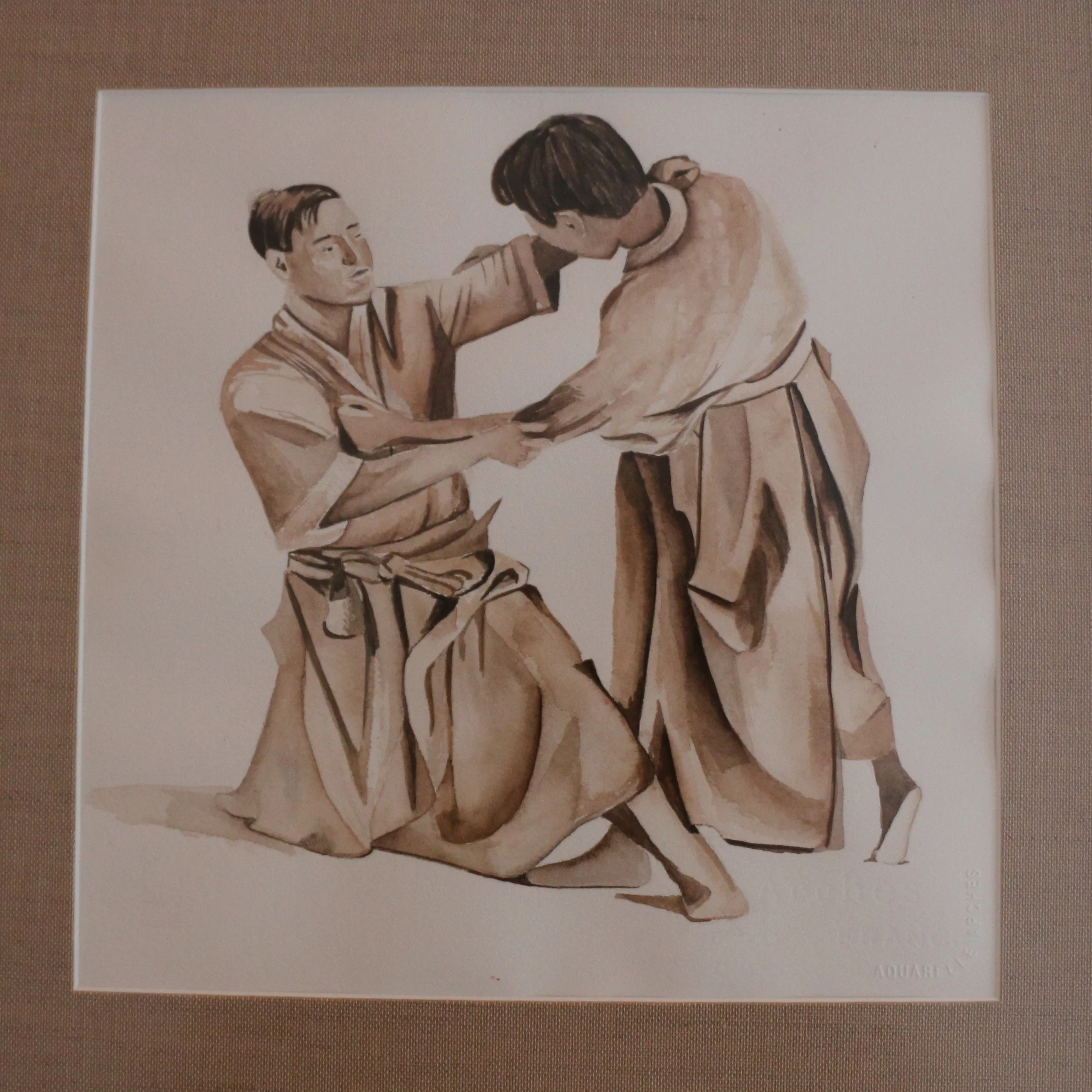Aikido Watercolor