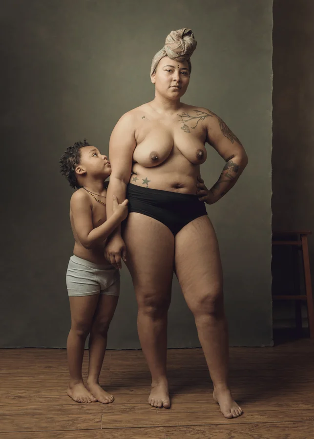 Models Traci and Kingston