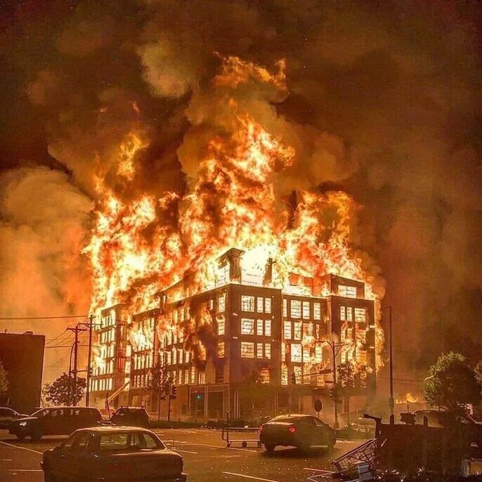 America is on fire today