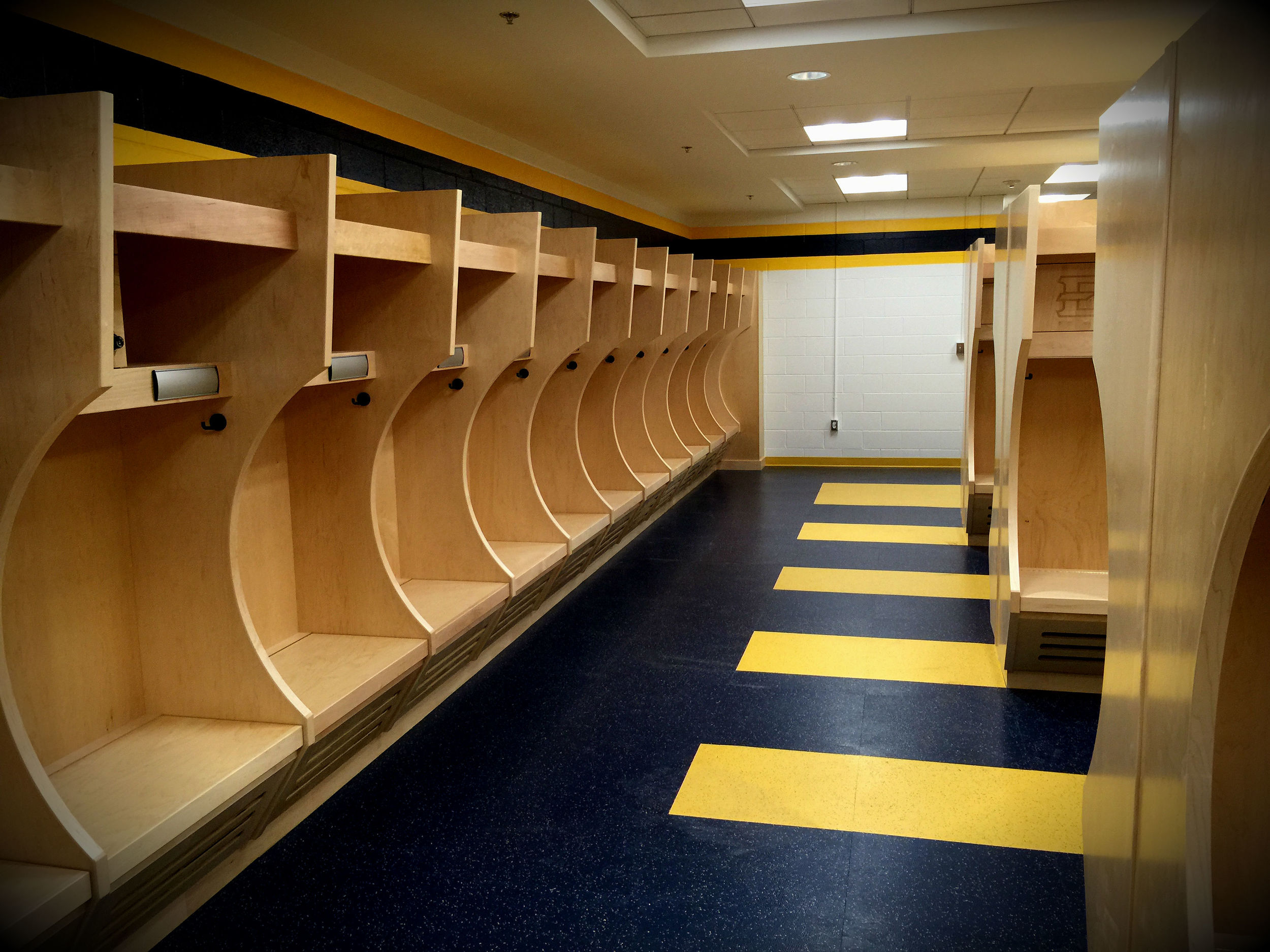 ETSU Football Program Locker Rooms