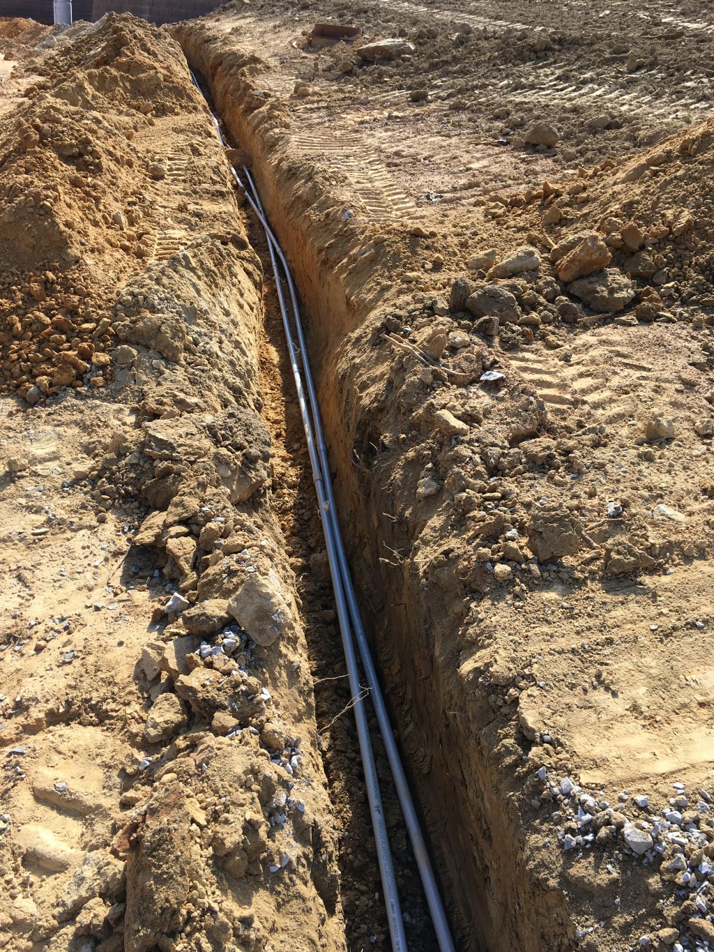 Parking Lot Lighting trench and conduit.jpg
