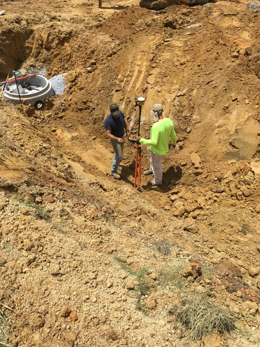 Trench with boulder removed, very soft soil.jpg