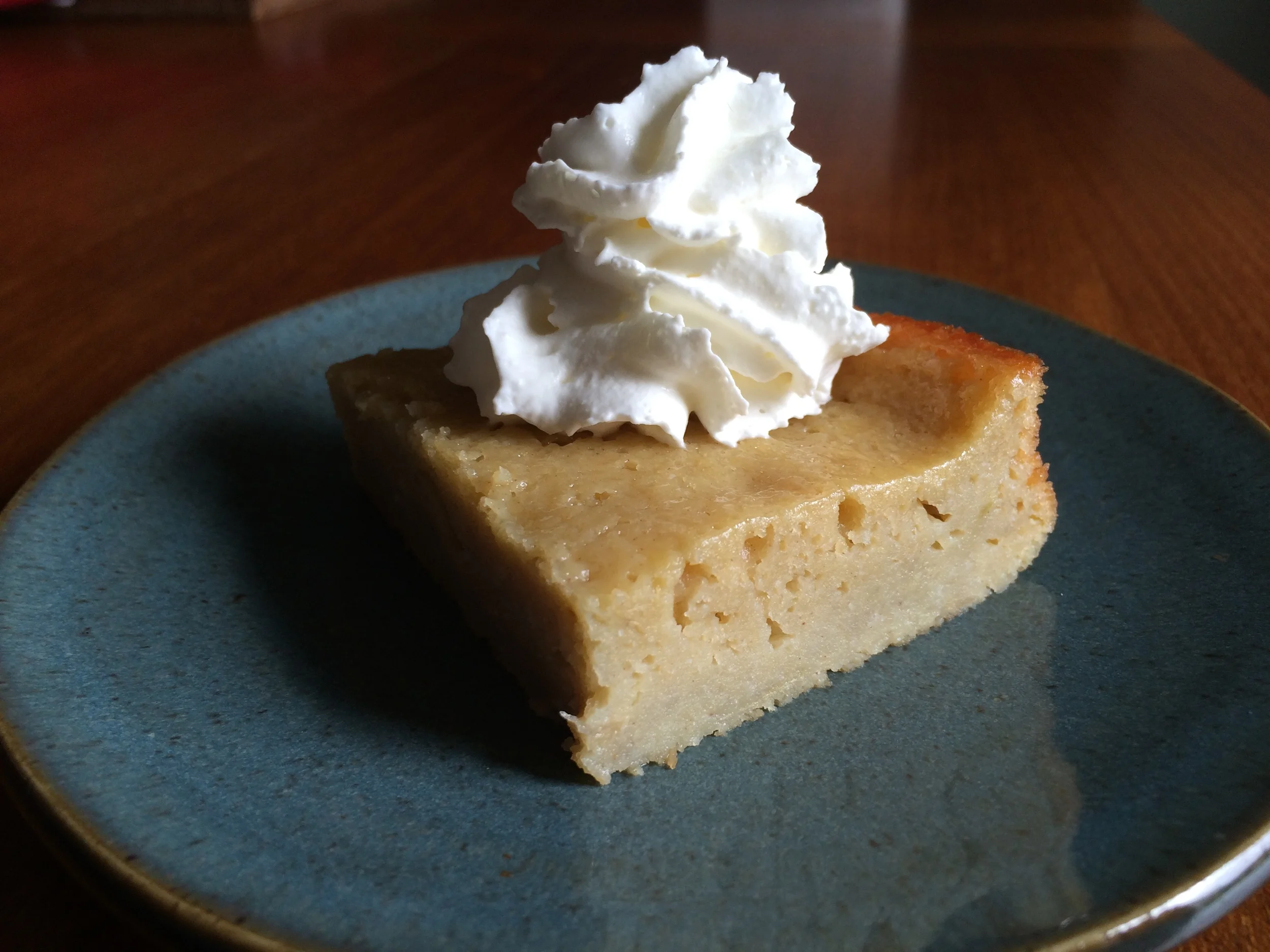 Shown here with a stingy (because, ART) dollop of commercial whipped cream, but this would be super with a dollop of coconut whipped cream from my previous vegan post.