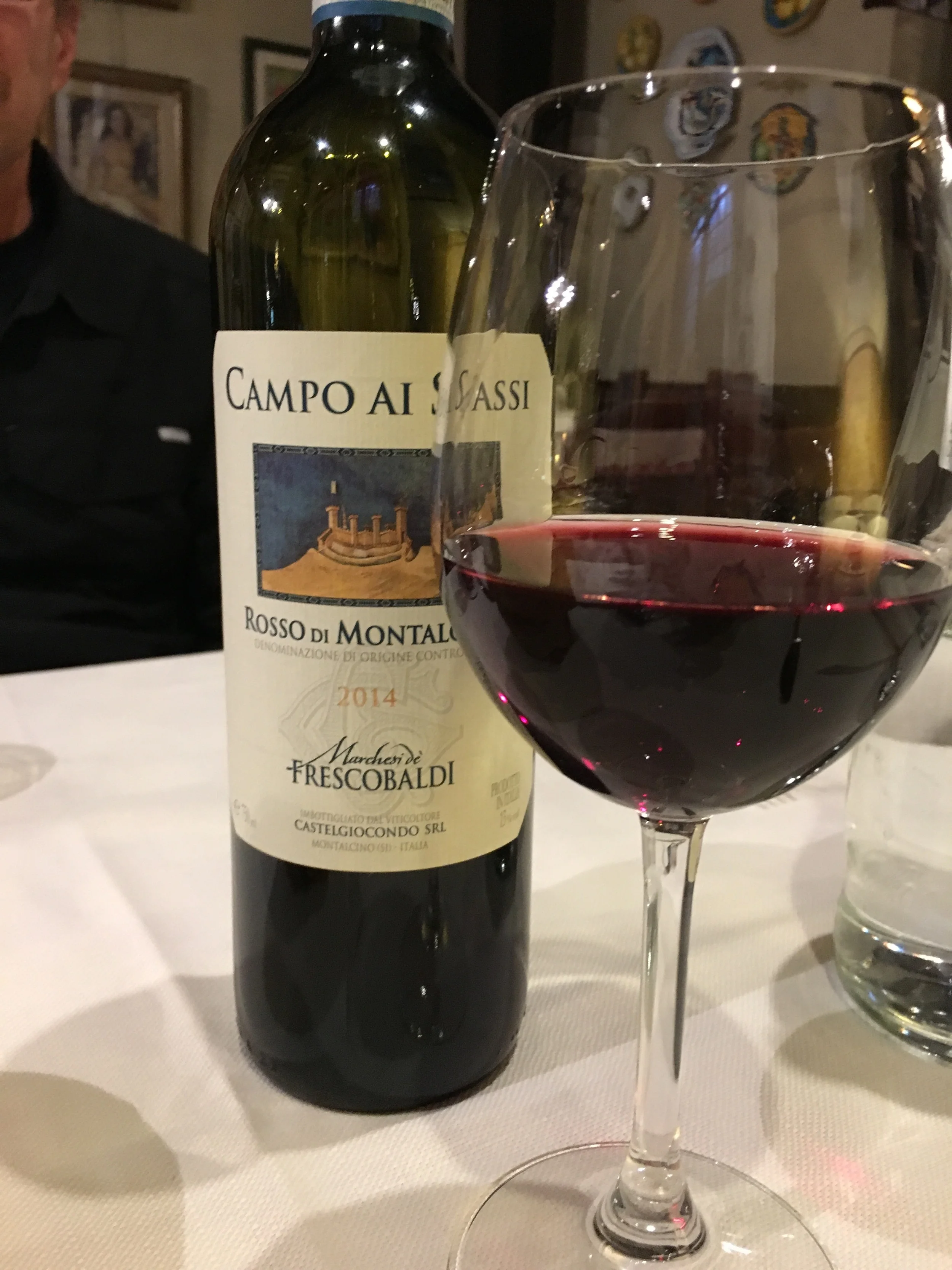 Some local wine to help the ibuprofen get to work