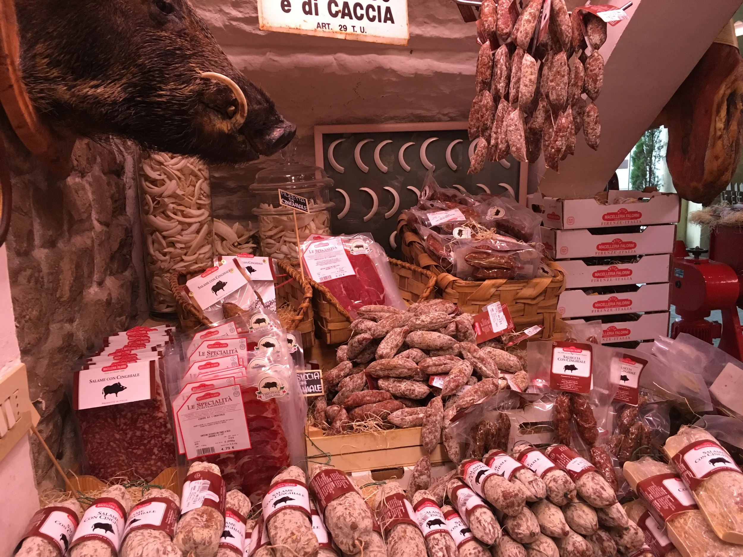 All the wild boar things, even tusks.