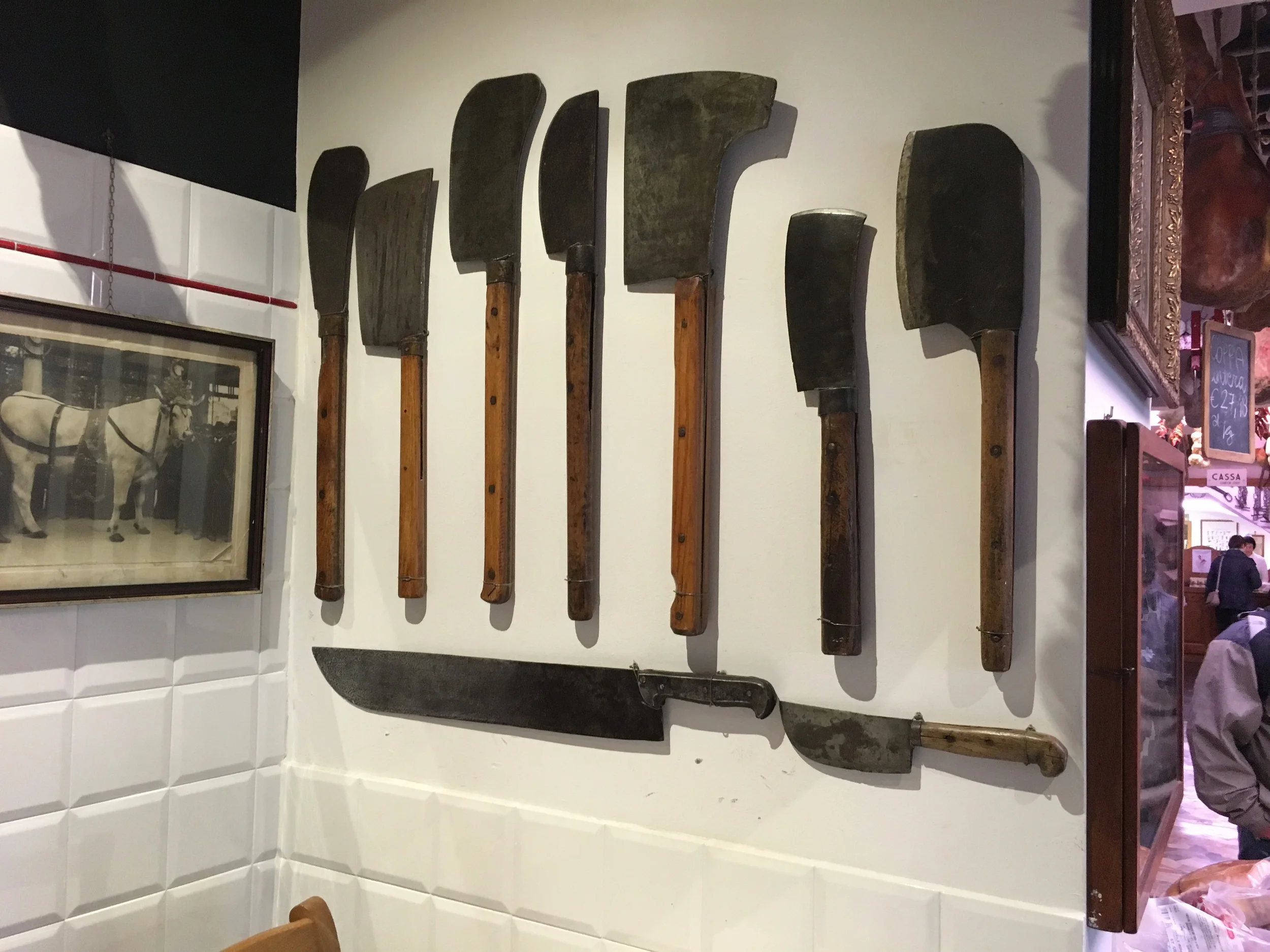 I don't think they still use these for butchering, but I could be wrong.
