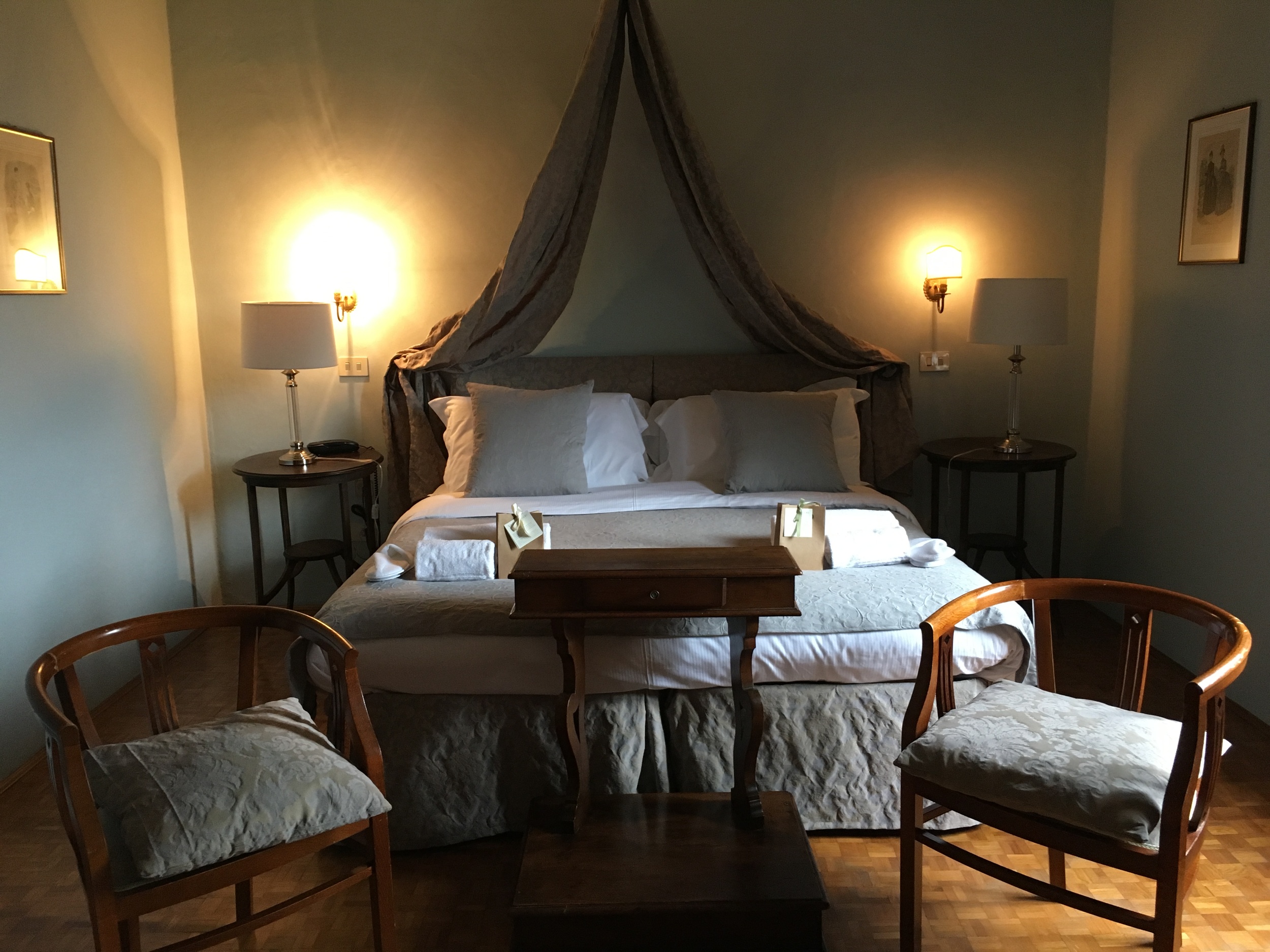 One of the B&B bedrooms