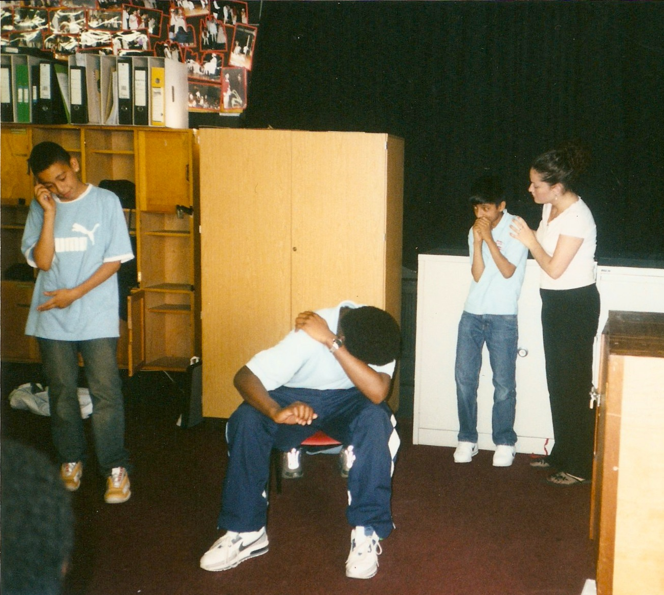 Teaching Drama in london many moons ago.