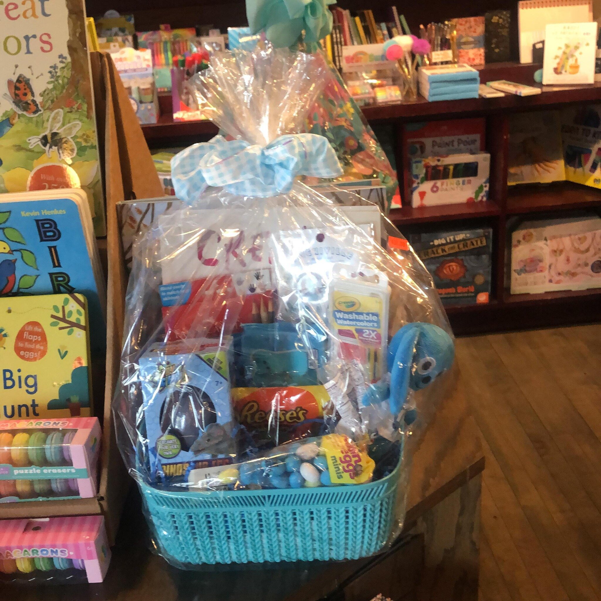 Create Bravely Easter Baskets at the Blue Bunny! Limited stock.