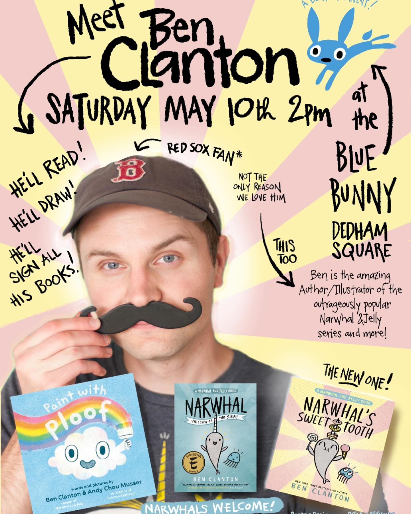 Ben Clanton is heading our way! @benclantoon @penguinrandomhouse