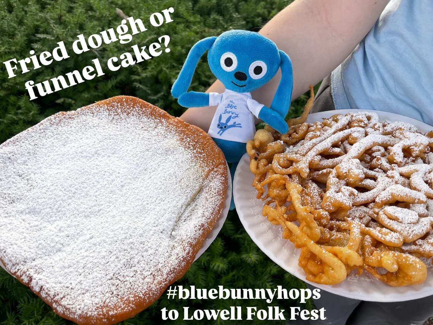 #BlueBunnyHops to @lowellfolkfest Lowell, MA! Thanks, @lauren.a.swank for sharing the adventures of Blue Bunny!
