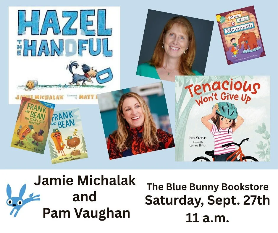We’re excited to welcome two amazing authors, Pam Vaughan and Jamie Michalak for a special story time tomorrow morning (9/27) at 11:00 am!
All are welcome!
The authors will be available to sign books after the story time. 📚❤️🎊