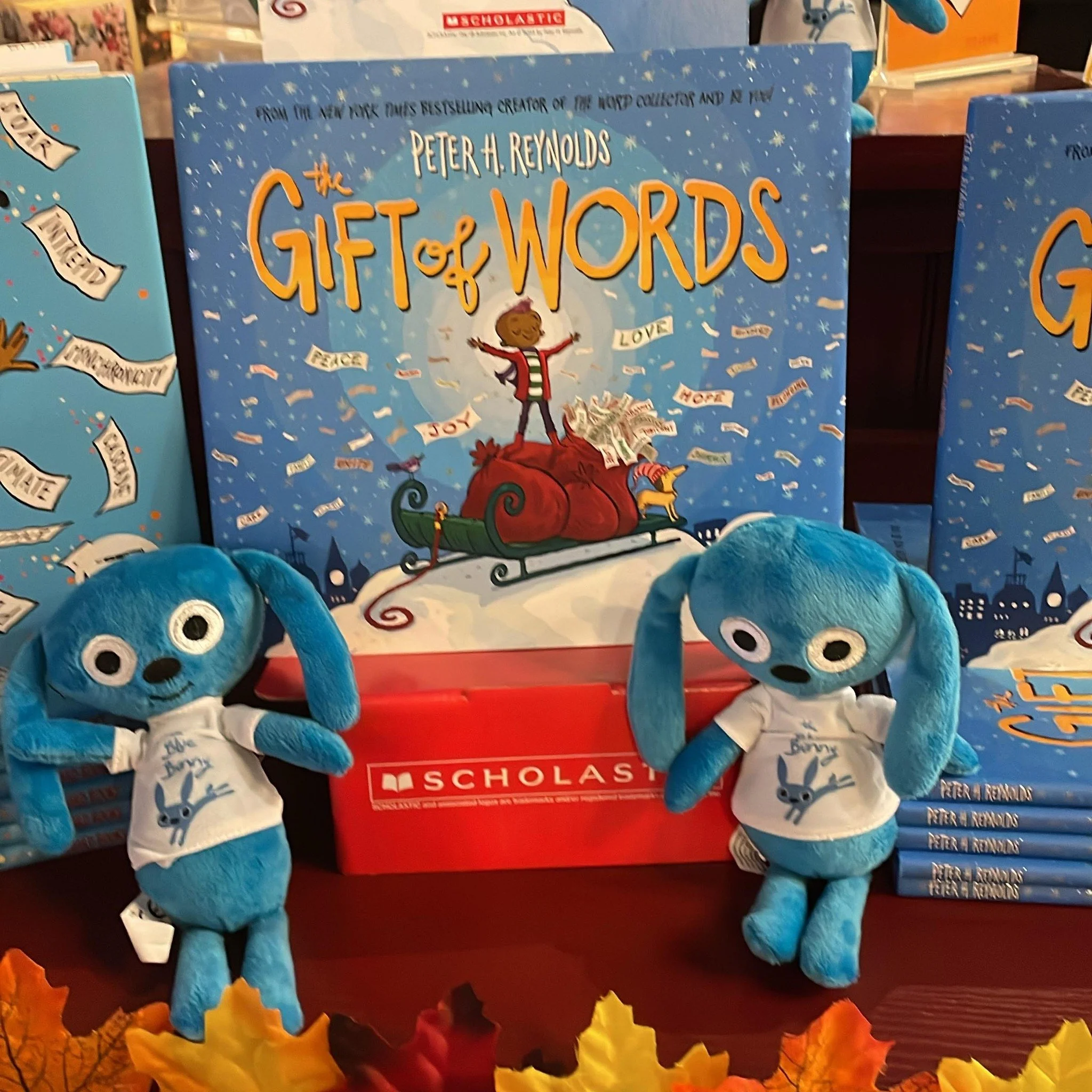 The Gift of Words, Peter H. Reynolds new book, is at the store!