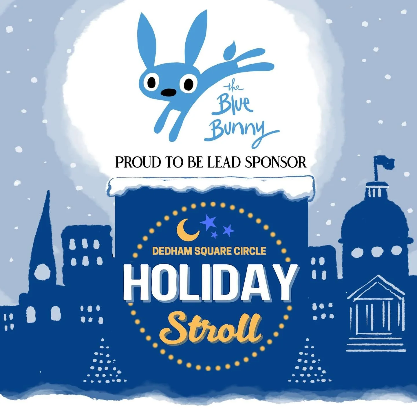 We are very proud to once again be lead sponsor of the Holiday Stroll this Friday 5pm! @reynoldstlc TLC Studios - just around the corner from our bookstore- will be headquarters for photographs with Santa! Our historic downtown of @dedhamsquare will 