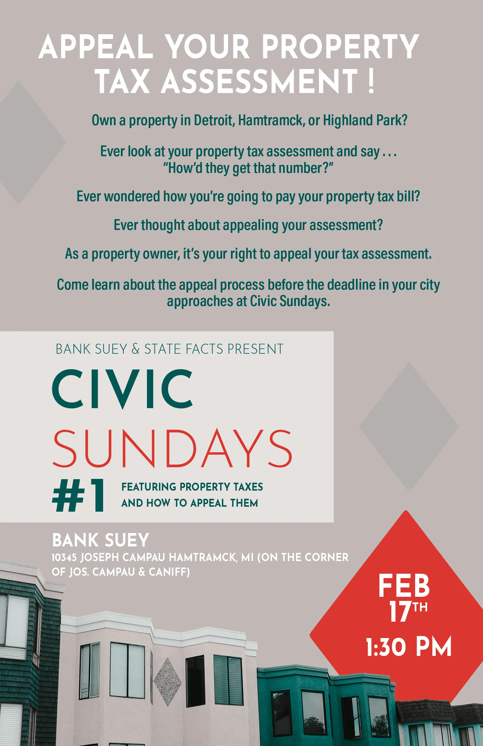 CIVIC SUNDAYS: Property Taxes &amp; How to Appeal Them