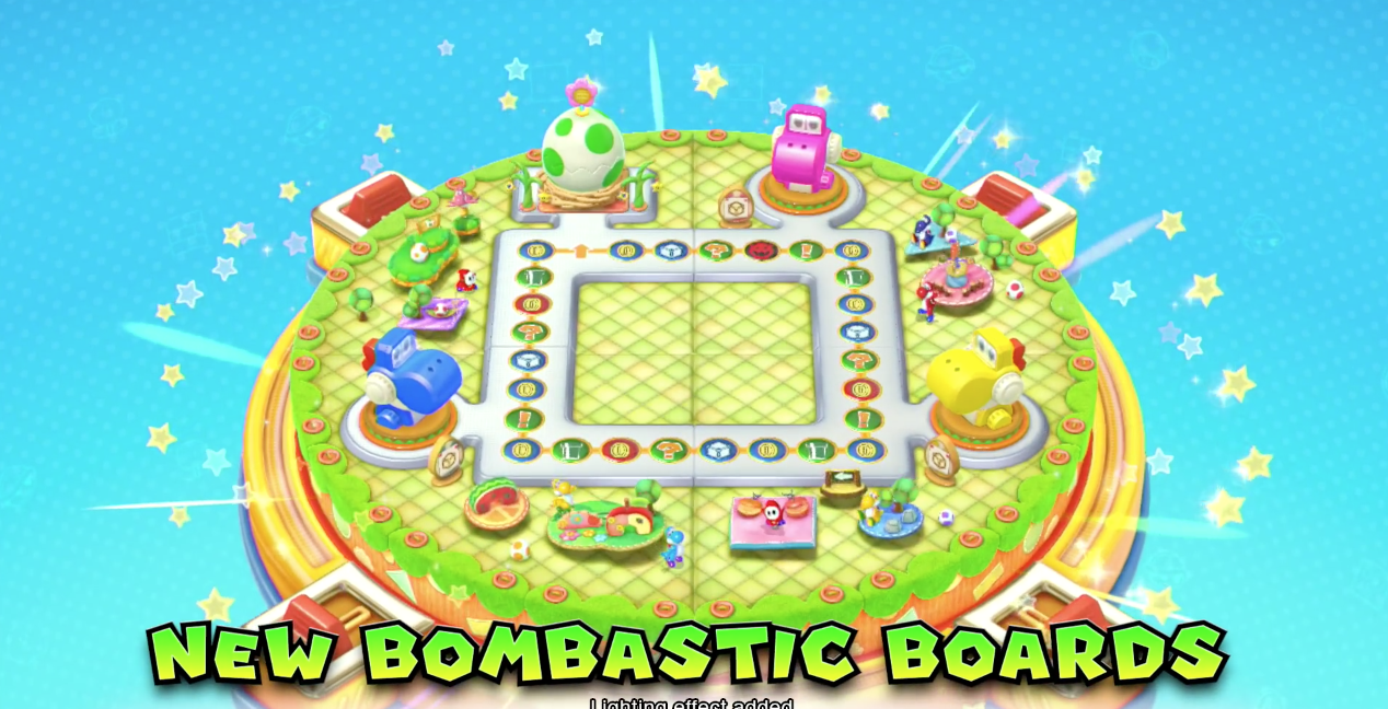 This amiibo Party board looks like Hungry Hungry... Yoshis?