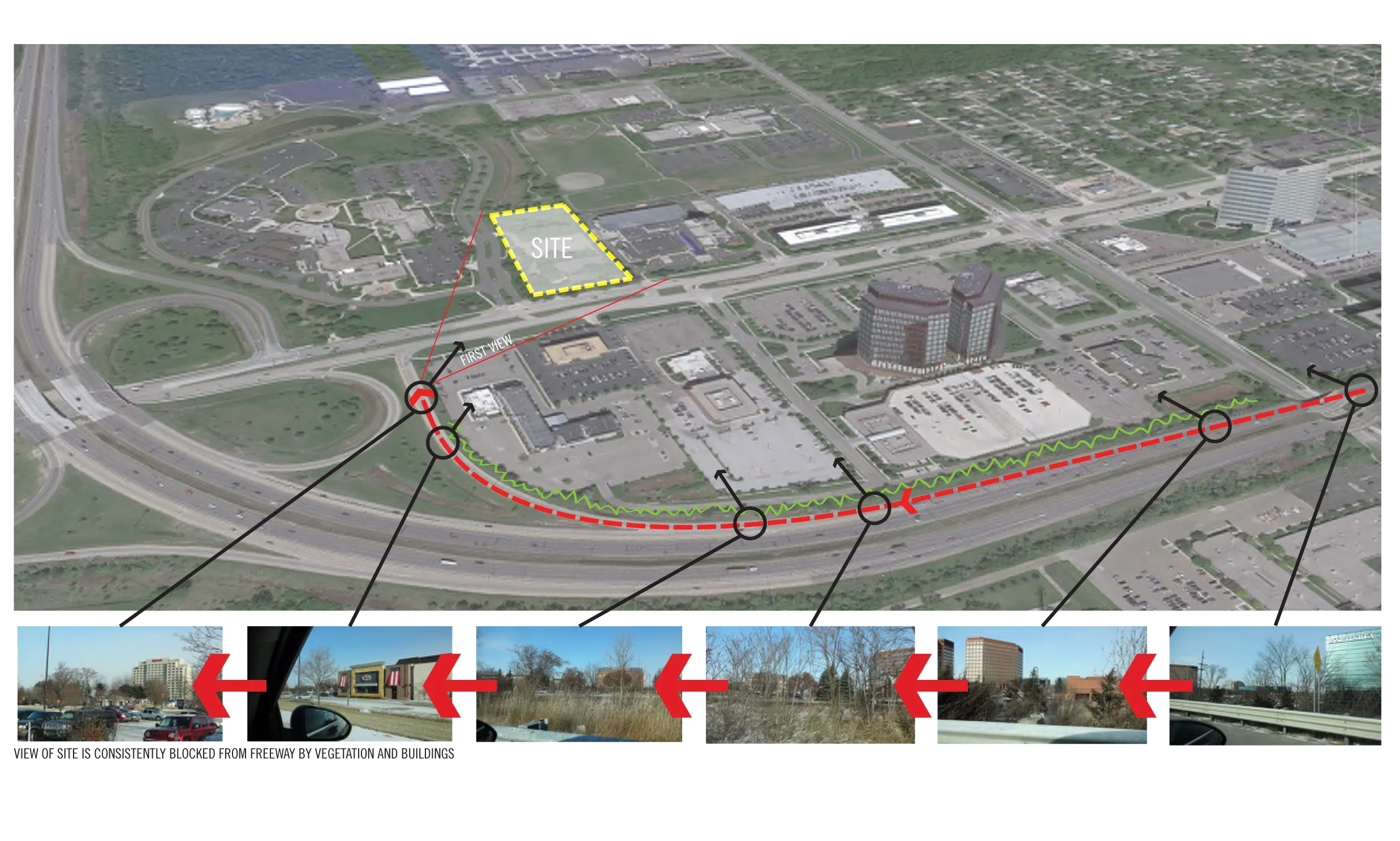 Site Approach Diagram