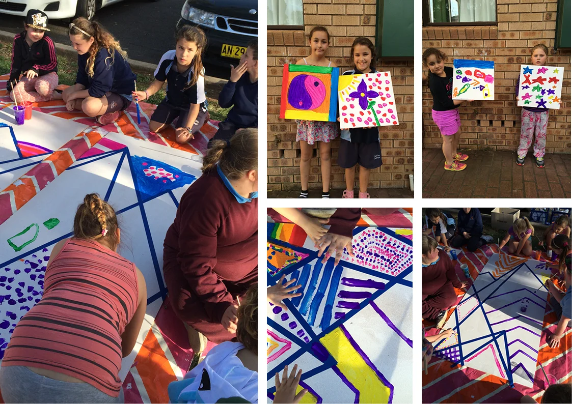 Image #2 Workshops with Bidwill Uniting Church as part of Bidwill Festival 2014 Art Making & Mural