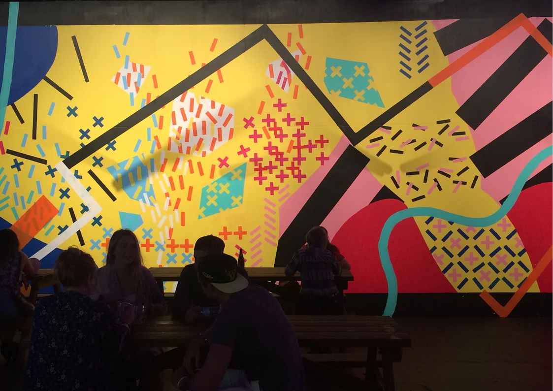 Image #6 Mural collaboration with MaserArt, as part of Sydney Festival 2015, Festival Village, Hyde Park.