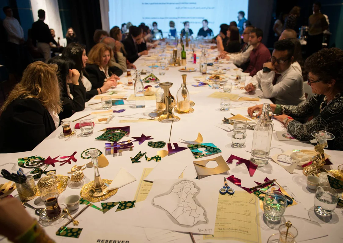 Image #9 The Long Table, Little Baghdad Development, 2014, Powerhouse Youth Theatre