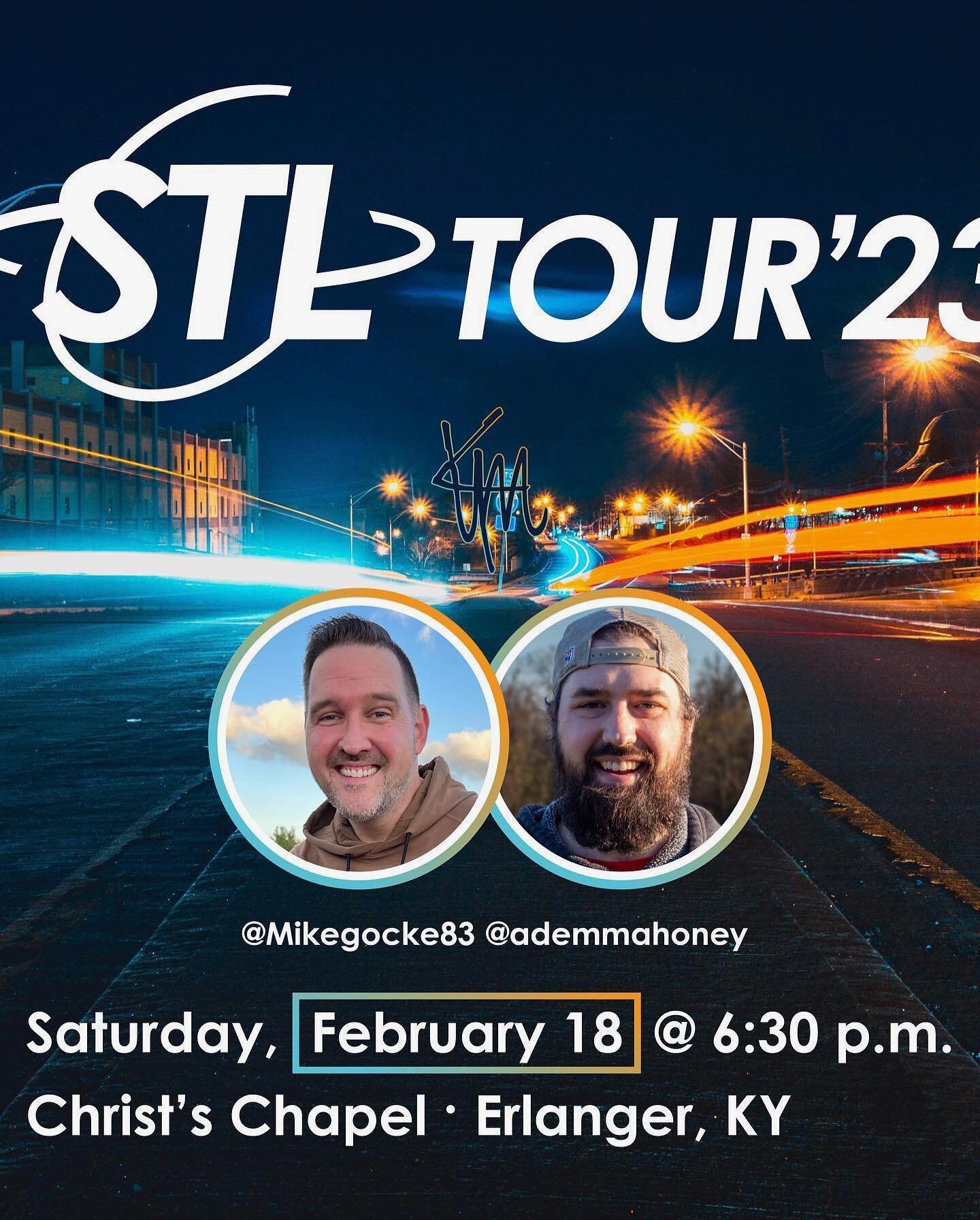 Join us this Saturday to hear from our Kentucky DYD as he shares about STL. @mikegocke83