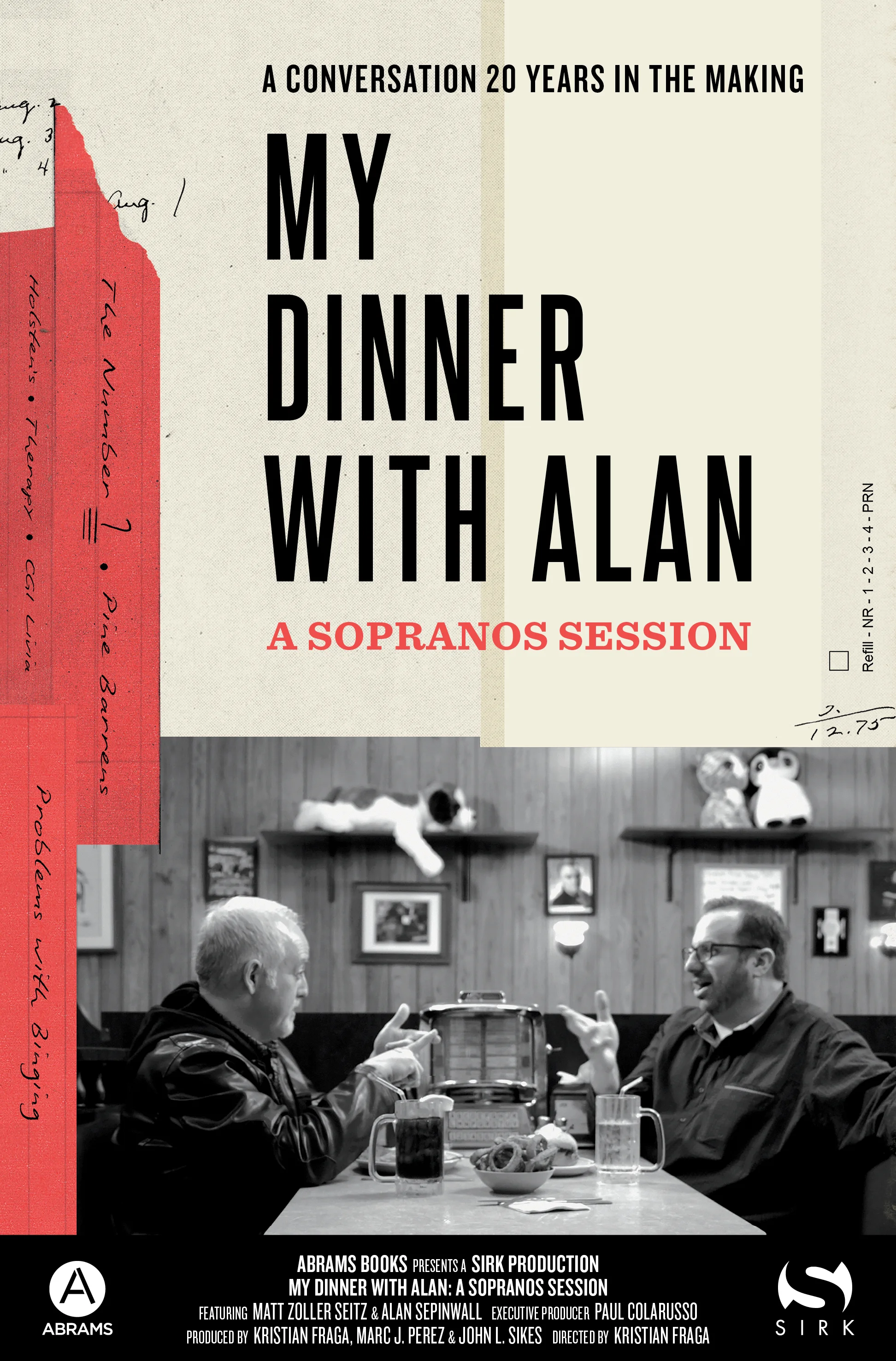 My Dinner with Alan - Movie Poster: Abrams Books x SIRK