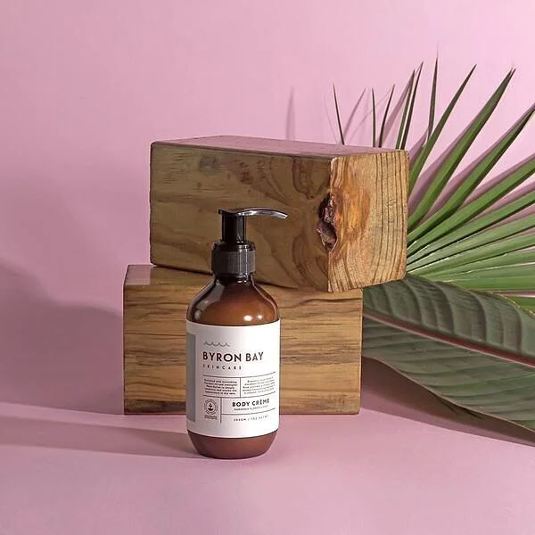 &bull; Luxurious @byronbayskincare body cr&egrave;me with gardenia flower and desert rose 🌹 available online now in our wellness bundle 🌱