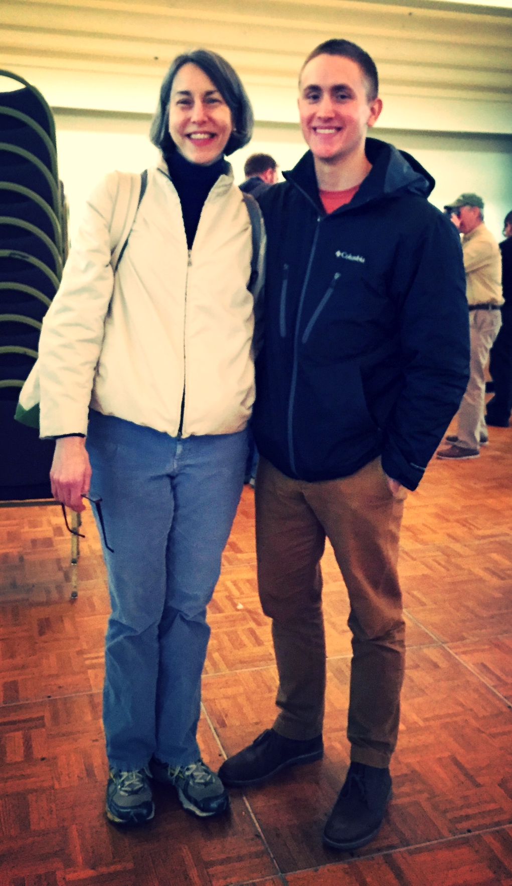 My mom and I after the competition. Thanks to my parents, my Aunt Janet, and my cousin Jennifer for coming out!