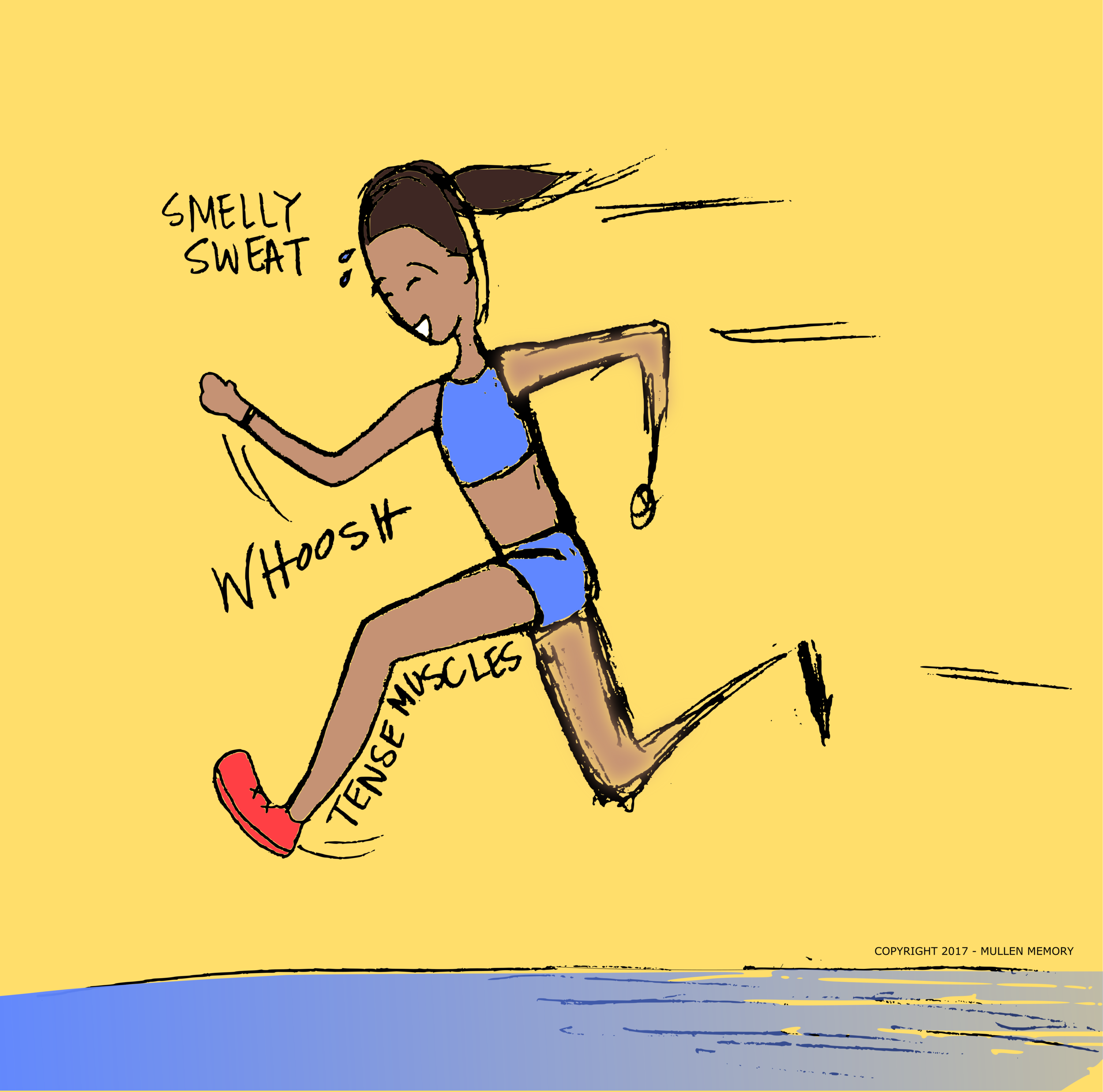 You can probably remember the idea of the runner just as well as if you imagined a full image that incorporated all your senses.