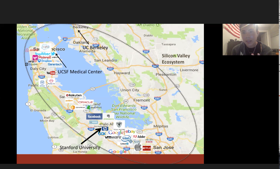 Virtual classroom on Silicon Valley and Entrepreneurship