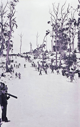 The Main Run circa 1930 before it was widened and lengthened. Photo: S. E. Douglas. Used with permission.