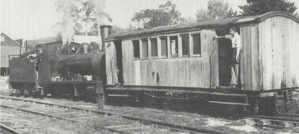 The Powelltown passenger train.