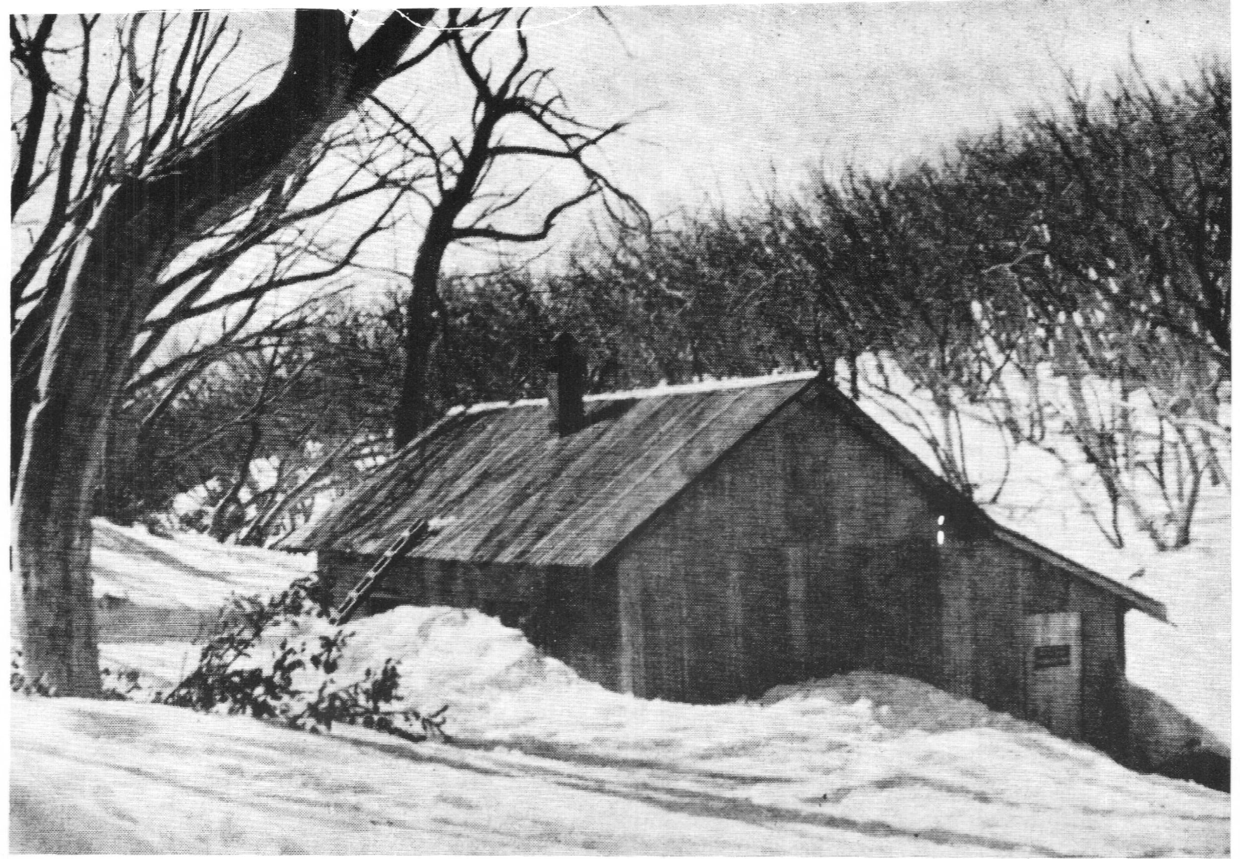 The 1945 hut built at what became Baw Baw village. Photo M Thomson.