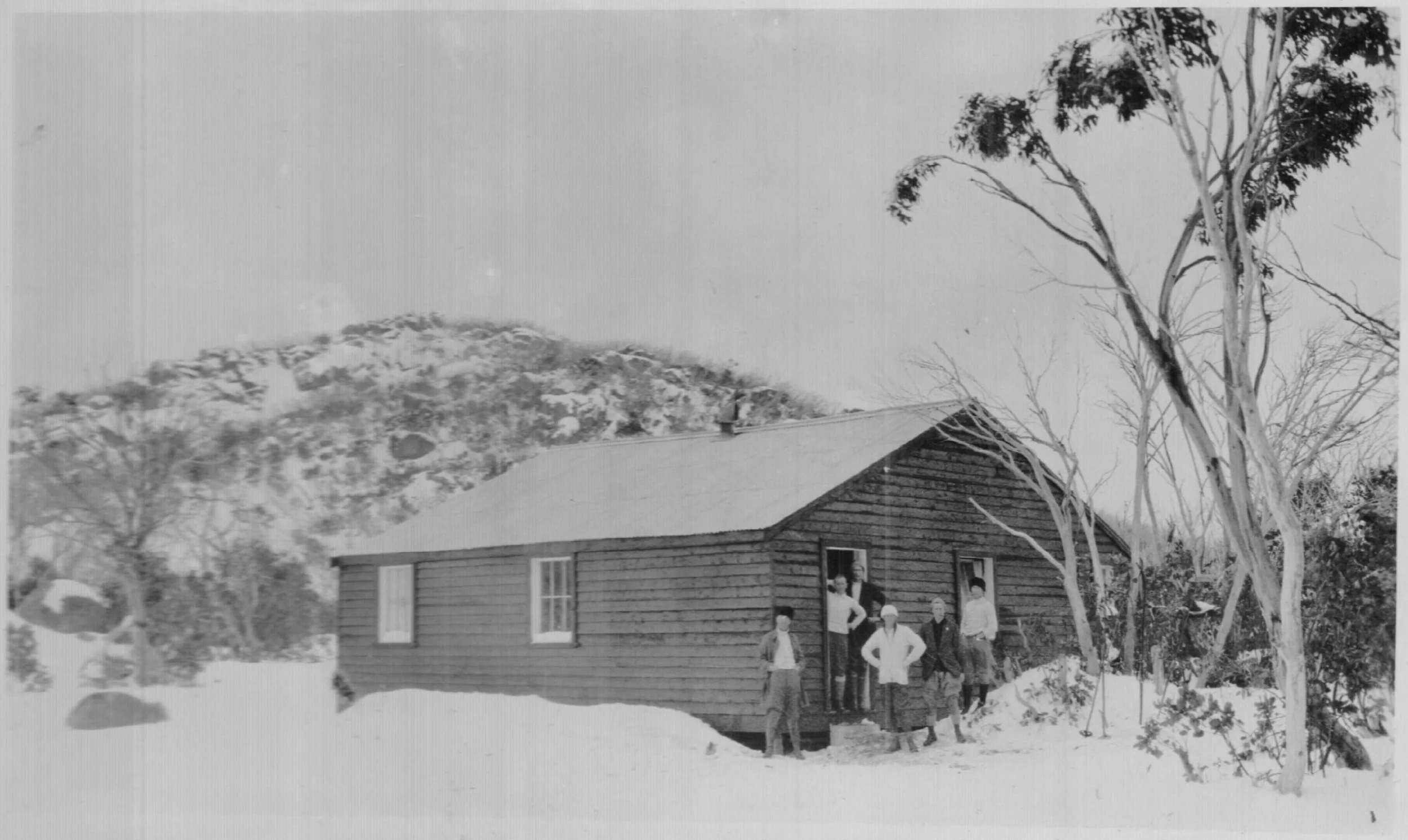 Horn Hut, Buffalo Plateau circa 1924. Photo Kath Magill.